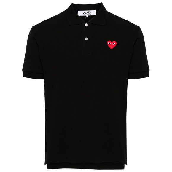 Comme Des Garçons Play Men Cotton Polo Shirt